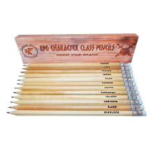 Power Beast Dungeon 12 Character Class Pencils for Dungeons and Dragons, D&D, Dungeon Master Gift, Dragones y Mazmorras, DND, D&D 5e, Pathfinder, Role