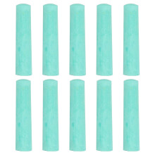 PATIKIL 10 PCS Dustless Chalk, Cyan Blue Sidewalk Chalk Large Solid Huge Washable Street Chalks for Outdoor Adults Painting Graffiti Art