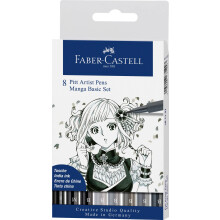 Pisaki Pitt Artist pens Manga 8 kolor?w