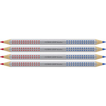 Faber-Castell 110910 Jumbo Grip Hyphenation Pencil Bi-Colour Red and Blue Silbentrennstift blue