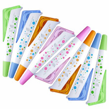 8 x Papermate Liquid Paper DryLine Ultra Correction Tape Pen, 5mm x 6m, Assorted Colours - Loose in Plain Packaging