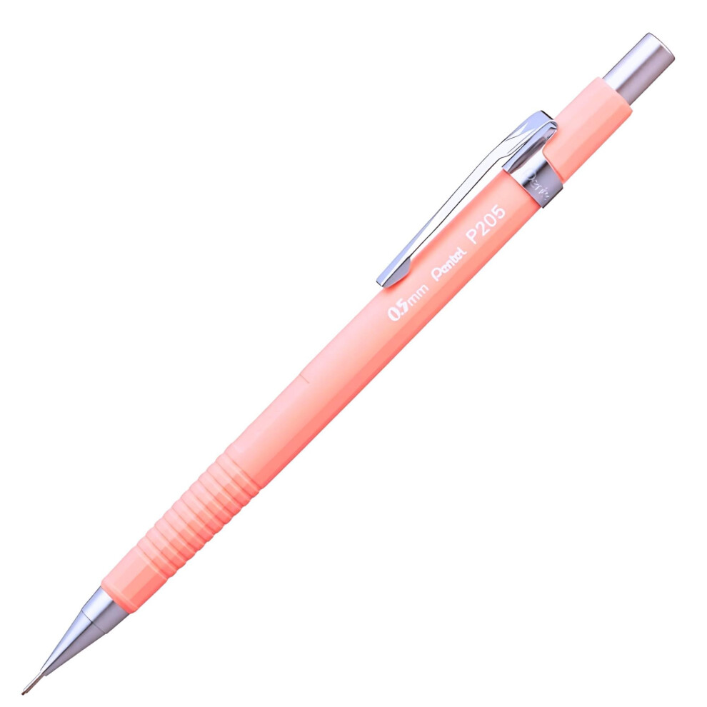 Pentel P205-97P Mechanical Automatic Pencil - Pastel Floral Range - Magnolia (Pastel ) - Single Pink