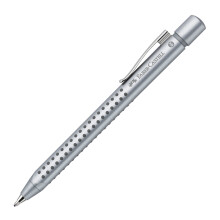 Faber-Castell Grip 2011 Medium Tip Ballpoint Pen - Silver