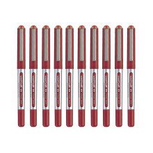 uni-ball UB-150 Rollerball Pens - 0.5 mm Tip - Red Ink - Pack of 10