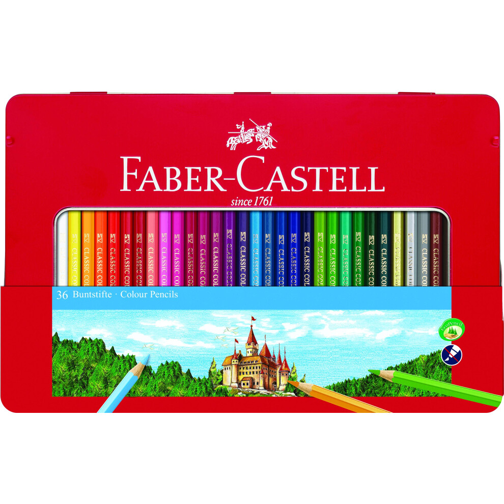 Faber-Castell 115888 Hexagonal Colour Pencil (Pack Of 48)