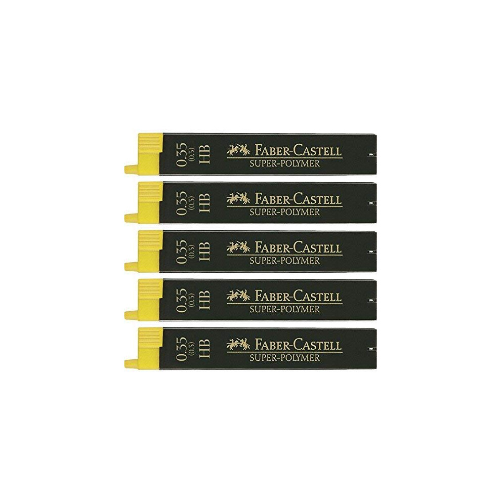 Faber-Castell Faber Castell Super Polymer Fine Leads 0.35 Hb Pack Of 5