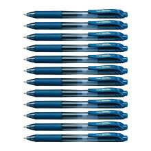 Pentel EnerGel X Retractable Gel Pen - Navy Blue Ink - Pack of 12