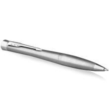 Parker Urban Twist Ballpoint Pen | Metro Metallic with Chrome Trim | Medium Point Blue Ink Refill | Gift Box