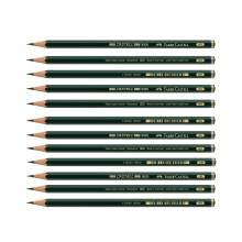 Faber-Castell Castell 205047 Pencil 9000 Hardness HB Pack of 12
