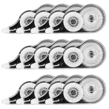 RAYITO 12 Pcs 12m x 5mm Correction Tape, Pocket Correction Tape Roll On for School and Office