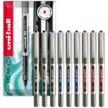 uni-ball EYE - UB-157E Rollerball Pens - 0.7mm Nib - In Envelope Gift Packaging (Pack of 9, Multicolor)