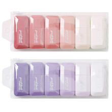 EUDUQ Morandi Correction Tape Set of 12 6 m x 5 mm Colour Gradient Colours Correction Tape Set Cute Mini Correction Tape with Protective Cap, Mini