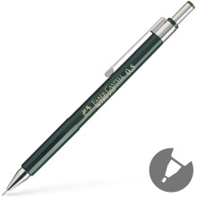 Faber-Castell Miscellaneous Tk-Fine 9715 Mechanical Pencil, 0.5mmBlack, 0.5mm, For Art, Craft, Drawing, Sketching, Home, School, University, Colouring