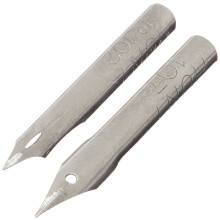 Speedball #102 & #107 Hawk Quill Pen Nib, Twin Pack For Calligraphy, Drawing Creative Writing, Ink Dip Quill Pen, Lettering, Handwriting Art Supplies,