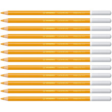 STABILO CarbOthello - Chalk-Pastel Pencil - Pack of 12 - Indian Yellow