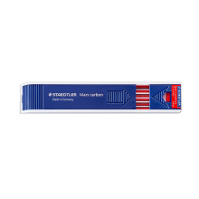 Staedtler Mars Carbon Lead, 2mm, Red, 12 Lead