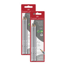 Faber-Castell 111992 Jumbo Grip HB Pencils (Pack of 2 Jumbo Pencils, 2 Packs)
