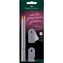 Faber-Castell 2 Pencil Set - Sparkle Dapple Grey/Coconut Milk