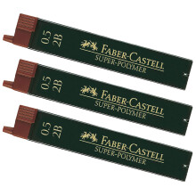 Faber-Castell Fine leads in case (.5 mm 2B (36 leads))