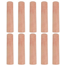 PATIKIL 10 PCS Dustless Chalk, Brown Sidewalk Chalk Large Solid Huge Washable Street Chalks for Outdoor Adults Painting Graffiti Art