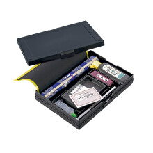 Kureteke Calligraphy Set, Japanese Supplies Kit, Brushes Sumi Ink stick and Water, Professional, Writing, Drawing, Ink Art Kanji Painting, for