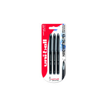uni-ball Air Micro UBA-188M Rollerball Pen - Black, Pack of 3