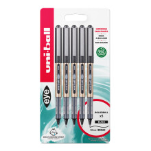 uni-ball UB-150-10 Eye Rollerball Pens. Premium Broad 1.0mm Ballpoint Tip for Super Smooth Handwriting, Drawing, Art, Crafts and Colouring. Fade and