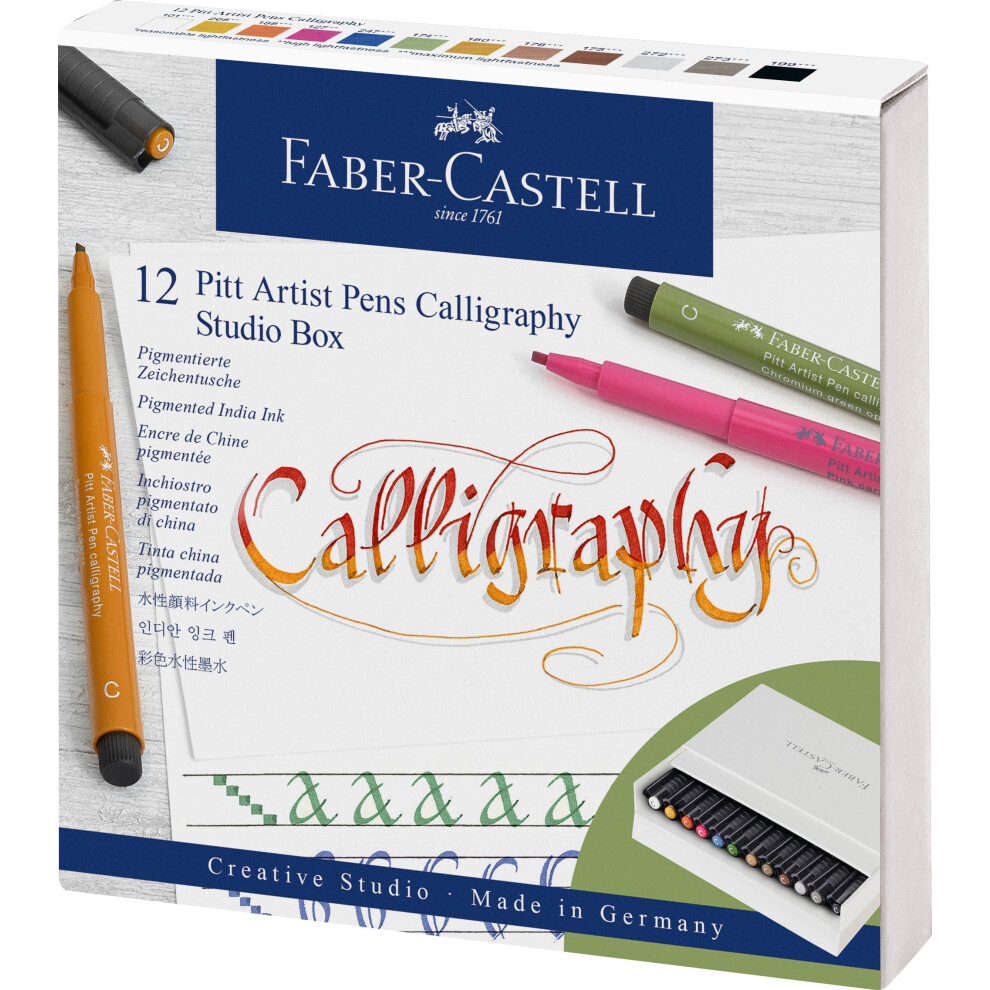 Faber-Castell Pitt Artist Pen Calligraphy Studio Box