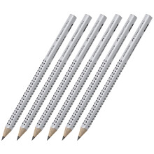 Faber-Castell 111900 Jumbo Grip Pencil Hardness 2 = B (Pack of 6)
