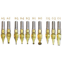 Speedball 10-Pen Nib Assortment Set, Broad Edge Nibs, Triple-Reservoir Design, Calligraphy Ink Pen, Handwriting, Lettering, Fountain, Crow, For Artist