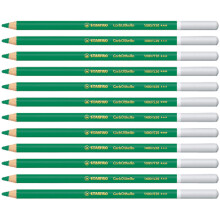 STABILO CarbOthello - Chalk-Pastel Pencil - Pack of 12 - Green