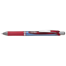 Pentel BLN75 Energel XM Retractable Rollerball, 0.5mm Tip - Red ink (Pack of 12)