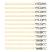 Pentel Mattehop 1.0mm Gel Roller Ivory White - Pack of 12