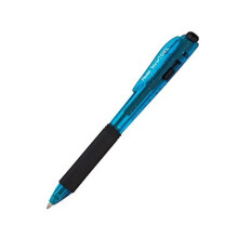 Pentel Colour Retractable Gel Rollerball, 0.7mm tip, Blue ink, 1 Pack of 12 pens, K437CR-C