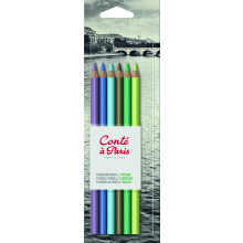Cont? ? Paris Landscape Pastel Pencil (Pack of 6)- Packaging and color may vary
