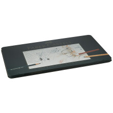 Faber-Castell Pitt Monochrome Professional Quality 33-Piece Set in a Metal Case