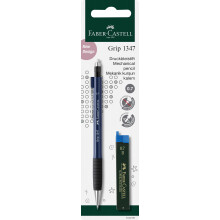 Faber-Castell Grip 1347 Mechanical Pencil B Lead with 12 Spare Leads, 134797