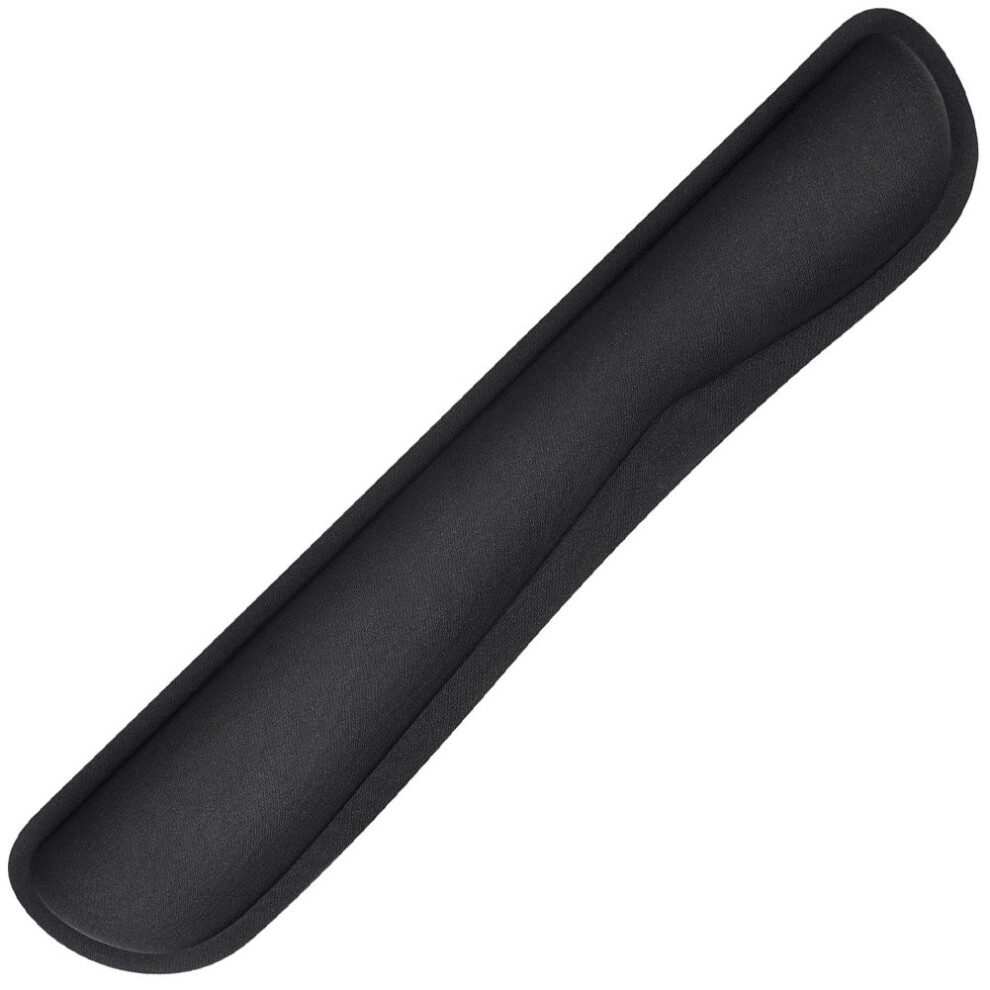 Keyboard Wrist Rest, Ailrinni Gel Gaming Keyboard Mat Pad, Ergonomic Memory Foam Keyboard Wrist Support Mat For Gaming Computer Typist Office - Black 5051225092306