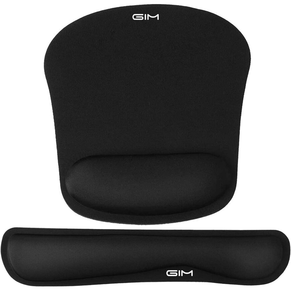 Gim Keyboard Wrist Rest Mouse Pad, Mouse Mat Keyboard Wrist Support Pad Set, Ergonomic Wrist Cushion Support With Memory Foam Wrist Support For 5051225090791