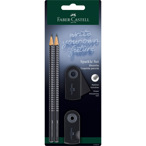 Faber-Castell Faber-Castell Pencil set Sparkle black BC
