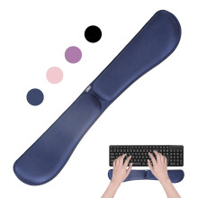 ZIBLY Keyboard Wrist Rest - Anti-Skid Non Slip Ergonomic Wrist Support for Keyboard - Easy Typing, Pain Relief - Wrist Rest Keyboard Premium Memory