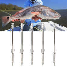 Durable Stainless Steel Fish Dart Arrowhead Set for Bow Fishing 5 PCS