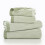 The Lyndon Company Willow Weave Stripe Sage Bath Sheet 1