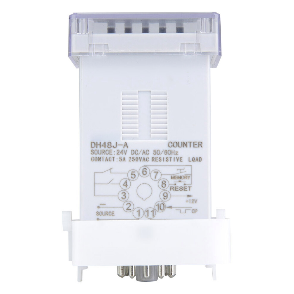 Dh48j-A Digital Delay Time Counter Relay Led Display 11-Pin 220Vac 9491393770563