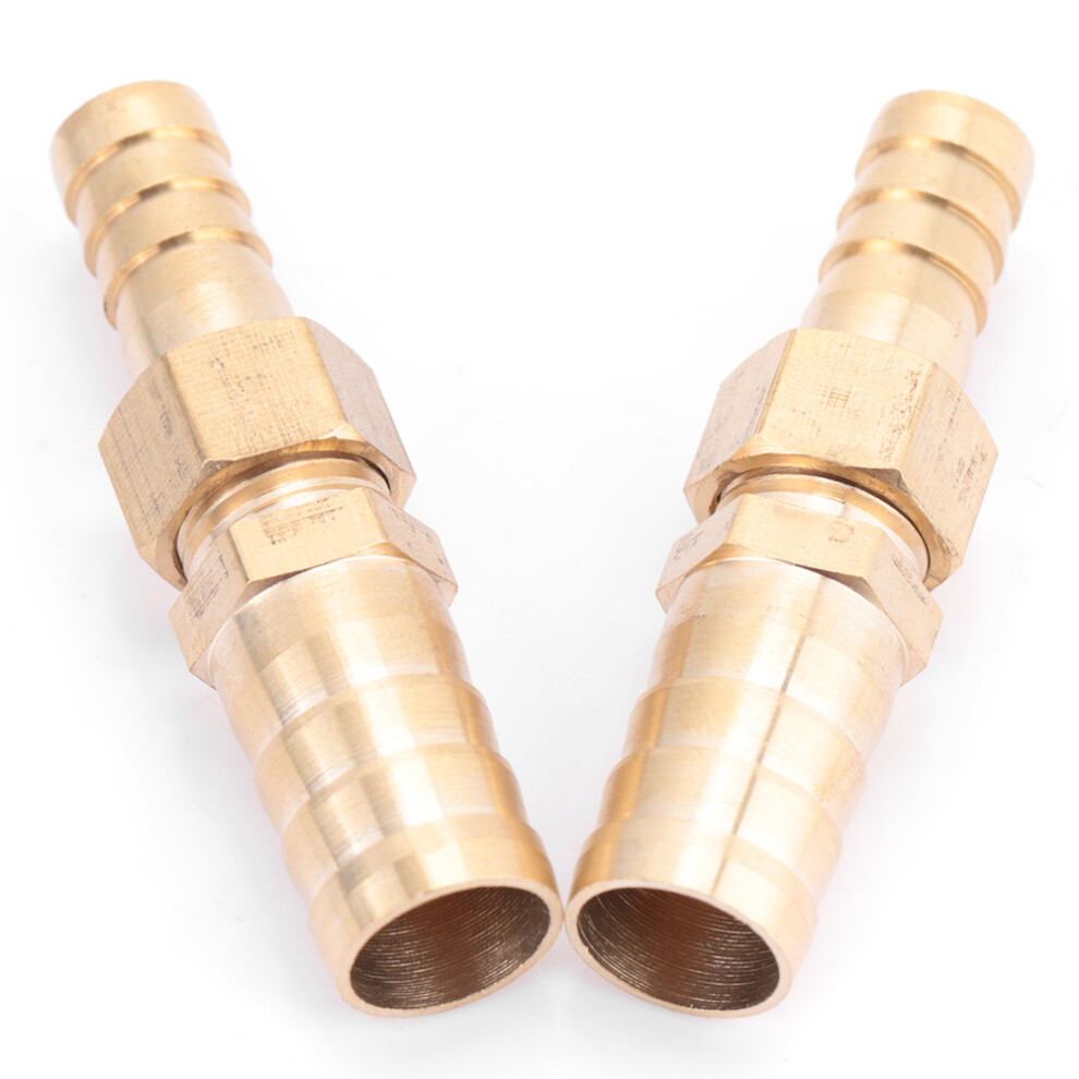 Brass Hose Barb Reducer 10Mm To 12Mm Pipe Fitting For Fluid Systems 2Pcs 4241393770637