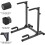 SELEWARE Solid Dips Bar, Adjustable Dip Station, Home Gymnastics Equipment, Multifunctional Strength Training Support with Triceps Push-Up Bar, 3