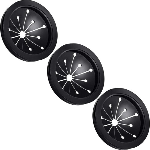 3 Pcs Garbage Disposal  Guards Sink Baffle Disposal Replacement Multi-Function Drain Plugs Food Waste Disposer