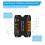 3X RF Wireless Wall- Mounted Touch Panel Dimmer Control for DC5-24V 30A Single Color LED Strip Lighting 3