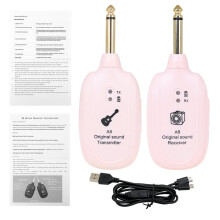A8 Wireless Guitar System 5-CH Wireless Guitar Transmitter Receiver Guitar Accessory for Electric Guitar Violin B