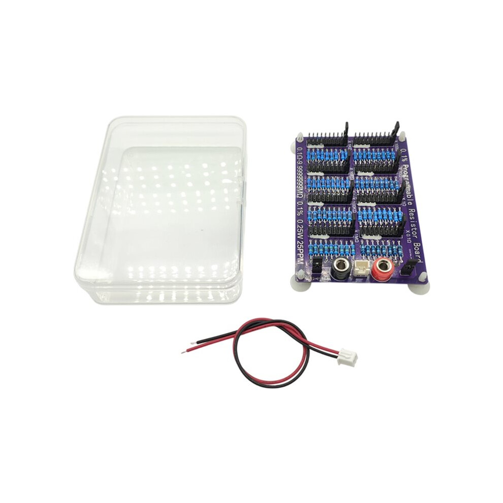 Multimeter Calibration Resistor Board Programmable Resistor Board 1/4W 0.1% 8-Segment For Jumper Cap 0.1Î©-9.9999999 6032099217391